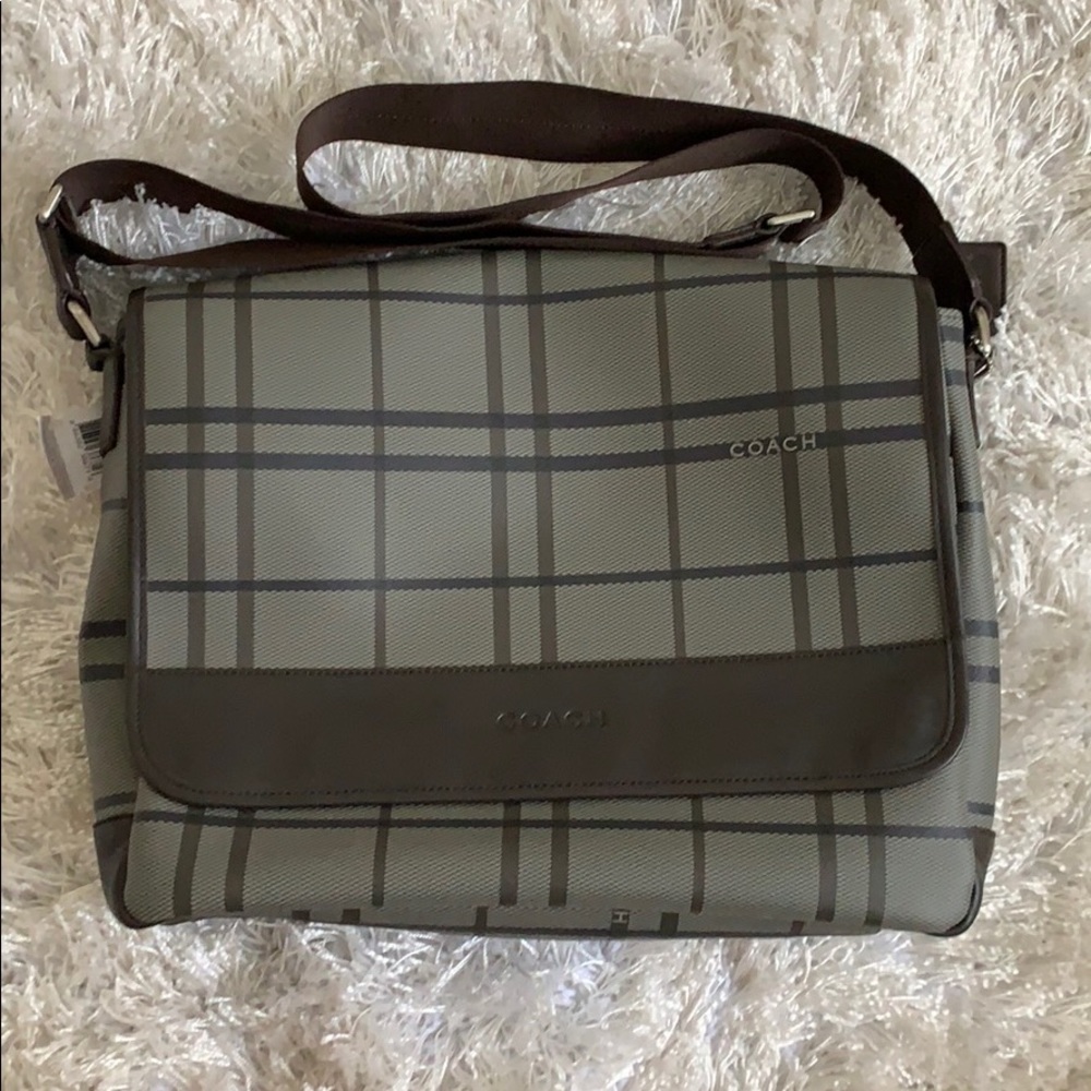 NWT Coach Men’s messenger bag